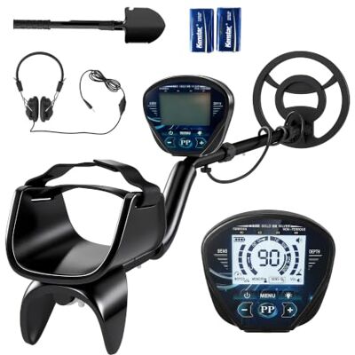 Outsunny Metalldetektor IP68 Wasserdicht 3 Modi für Erwachsene Schwarz Metallsuchgerät, Kopfhörer, Schaufel, Spule, LCD-Display, 7 Zoll Detektionstiefe Metalldetektoren Outsunny Metalldetektor IP68 Wasserdicht 3 Modi für Erwachsene Schwarz Metallsuchgerät, Kopfhörer, Schaufel, Spule, LCD-Display, 7 Zoll Detektionstiefe Metalldetektoren