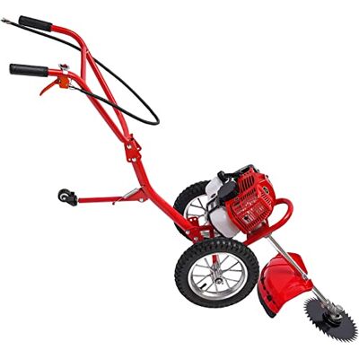 IMOYBBR Handgeführter Rasenmäher, 49 cm³ 2-takt-Benzin-freischneider Mit Klappbaren Zusatzrädern, Mäh- Und Bodenlockerungsmessern Für Garten, Hof Und Kleinbauernhof IMOYBBR Handgeführter Rasenmäher, 49 cm³ 2-takt-Benzin-freischneider Mit Klappbaren Zusatzrädern, Mäh- Und Bodenlockerungsmessern Für Garten, Hof Und Kleinbauernhof