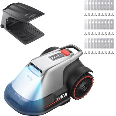eufy Mähroboter E18 Set mit Garage & Ersatzklingen, ohne Begrenzungskabel Bis zu 1200m², TrueVision, GNSS, ohne RTK & Signalausfälle, Präzisionsrandschnitt, Hindernisvermeidung, App-Steuerung eufy Mähroboter E18 Set mit Garage & Ersatzklingen, ohne Begrenzungskabel Bis zu 1200m², TrueVision, GNSS, ohne RTK & Signalausfälle, Präzisionsrandschnitt, Hindernisvermeidung, App-Steuerung