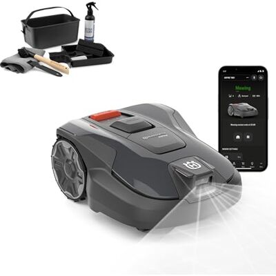 Husqvarna Automower® Aspire R6V Mähroboter ohne Begrenzungskabel AI-Vision, GPS-Navigation inkl. GarageFür Rasenflächen bis zu 600 m² entwickelt WiFi-Abdeckung benötigt Husqvarna Automower® Aspire R6V Mähroboter ohne Begrenzungskabel AI-Vision, GPS-Navigation inkl. GarageFür Rasenflächen bis zu 600 m² entwickelt WiFi-Abdeckung benötigt
