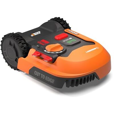 WORX Landroid WR169E Mähroboter mit Begrenzungskabel für Gärten bis 300m² AIA Navigation App Steuerung, WLAN, Bluetooth Cut-to-Edge 16 cm Schnittbreite 30-60 mm Schnitthöhe WORX Landroid WR169E Mähroboter mit Begrenzungskabel für Gärten bis 300m² AIA Navigation App Steuerung, WLAN, Bluetooth Cut-to-Edge 16 cm Schnittbreite 30-60 mm Schnitthöhe