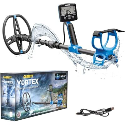 Garrett Metal Detectors Garrett Vortex VX9 – Made in USA – Metalldetektor für Erwachsene – MD-MF Tech – wasserdicht bis 4,9 m, 21,6 cm x 27,9 cm Suchspule, 7 Frequenzoptionen, dreistufige Ziel-ID-Waage – wiegt 1,3 kg Garrett Metal Detectors Garrett Vortex VX9 – Made in USA – Metalldetektor für Erwachsene – MD-MF Tech – wasserdicht bis 4,9 m, 21,6 cm x 27,9 cm Suchspule, 7 Frequenzoptionen, dreistufige Ziel-ID-Waage – wiegt 1,3 kg