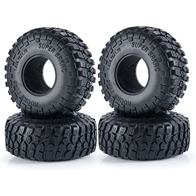 Generic 4 Stück RC Crawler Reifen Set für TRX4 TRX-6 Axial SCX10 90046 1/10 RC Rock Crawler TRX4 TRX-6 Axial SCX10 90046 Generic 4 Stück RC Crawler Reifen Set für TRX4 TRX-6 Axial SCX10 90046 1/10 RC Rock Crawler TRX4 TRX-6 Axial SCX10 90046