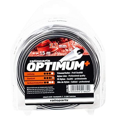 Ratioparts - Nylon Draht - 2,7 mm Dick - 15 m lang - Produkttyp Ratioparts - Nylon Draht - 2,7 mm Dick - 15 m lang - Produkttyp