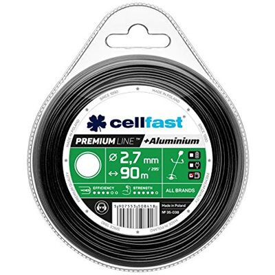 Cellfast Mähfaden Für Rasentrimmer und Freischneider Trimmerfaden Rasentrimmer-Faden Trimmfaden Rasentrimmer Schnur Gehärtet Mit Aluminium Premium Runder Querschnitt 3,0 mm 80 m Cellfast Mähfaden Für Rasentrimmer und Freischneider Trimmerfaden Rasentrimmer-Faden Trimmfaden Rasentrimmer Schnur Gehärtet Mit Aluminium Premium Runder Querschnitt 3,0 mm 80 m