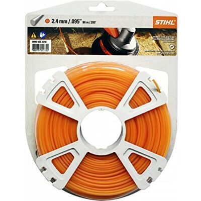 Mountfield Stihl Nylon-Kordel für Rasentrimmer, 2,4 mm x 86 m, Teilenummer 0000 930 2340 Mountfield Stihl Nylon-Kordel für Rasentrimmer, 2,4 mm x 86 m, Teilenummer 0000 930 2340