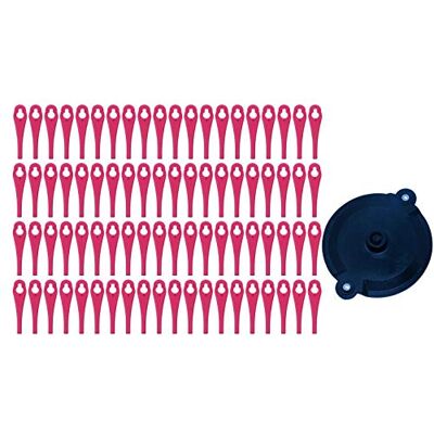 Grizzly Tools Kunststoffmesser Set (100er Pack) mit Schneidscheibe, für Parkside Akku Rasentrimmer PRTA 20 Li A1 LIDL IAN 311046 Grizzly Tools Kunststoffmesser Set (100er Pack) mit Schneidscheibe, für Parkside Akku Rasentrimmer PRTA 20 Li A1 LIDL IAN 311046
