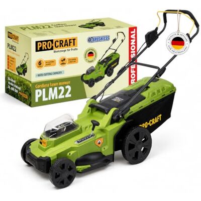 PRO CRAFT Procraft PLM22bb Akku Rasenmäher 40 V (2X 20 V) 430 mm Brushless Solo ohne Akku, ohne Ladegerät PRO CRAFT Procraft PLM22bb Akku Rasenmäher 40 V (2X 20 V) 430 mm Brushless Solo ohne Akku, ohne Ladegerät