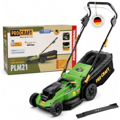 PRO CRAFT Procraft PLM21bb Akku Rasenmäher 40 V (2X 20 V) 380 mm Brushless Solo ohne Akku, ohne Ladegerät PRO CRAFT Procraft PLM21bb Akku Rasenmäher 40 V (2X 20 V) 380 mm Brushless Solo ohne Akku, ohne Ladegerät