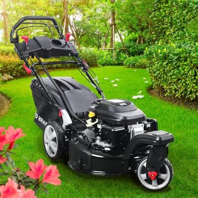 BRAST Benzin Rasenmäher Trike mit Antrieb 5,2kW(7PS) Elektrostart 53cm Schnittbreite viele Modelle TÜV 4 Takt OHV Motor 30-80mm Schnitthöhe 60L Fangkorb Stahlgehäuse ESTART Speed BRAST Benzin Rasenmäher Trike mit Antrieb 5,2kW(7PS) Elektrostart 53cm Schnittbreite viele Modelle TÜV 4 Takt OHV Motor 30-80mm Schnitthöhe 60L Fangkorb Stahlgehäuse ESTART Speed