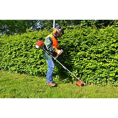 Hecht Benzin Freischneider Motorsense 2-Takt 2 PS 43/25,5 cm Schnittkreis Inklusive Doppel-Fadenspule und Metallmesser, Komfort-Tragegurt, Lenkradgriff und Antivibrationsgriff Hecht Benzin Freischneider Motorsense 2-Takt 2 PS 43/25,5 cm Schnittkreis Inklusive Doppel-Fadenspule und Metallmesser, Komfort-Tragegurt, Lenkradgriff und Antivibrationsgriff