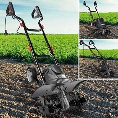 BRAST Motorhacke Gartenfräse Elektro 1050-1800 Watt 36-45cm Arbeitsbreite 4 Modelle Schutzblech Antiblockierkupplung & Sicherheitsschalter für kleine bis große Grundstücke BRE-AF 1200 BRAST Motorhacke Gartenfräse Elektro 1050-1800 Watt 36-45cm Arbeitsbreite 4 Modelle Schutzblech Antiblockierkupplung & Sicherheitsschalter für kleine bis große Grundstücke BRE-AF 1200