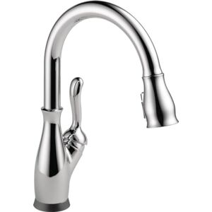 DELTA Faucet Leland Touch Küchenarmatur Chrom, Chrom Küchenarmaturen mit herausziehbarem Sprayer, Küchenspüle Wasserhahn, Touch Wasserhahn für Küchenspüle, Touch2O Technologie, Chrom 9178T-DST DELTA Faucet Leland Touch Küchenarmatur Chrom, Chrom Küchenarmaturen mit herausziehbarem Sprayer, Küchenspüle Wasserhahn, Touch Wasserhahn für Küchenspüle, Touch2O Technologie, Chrom 9178T-DST