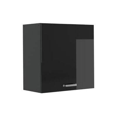 Vicco Hängeschrank R-Line, Schwarz Hochglanz/Anthrazit 60 cm 1 Tür · 1 Einlegeboden · Tiefe – 31 cm · Metallgriffe · ✓ Praktischer Stauraum Vicco Hängeschrank R-Line, Schwarz Hochglanz/Anthrazit 60 cm 1 Tür · 1 Einlegeboden · Tiefe – 31 cm · Metallgriffe · ✓ Praktischer Stauraum