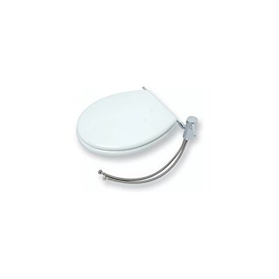 STILLA Holz-WC-Sitz mit Bidet - Weiß lackiert STILLA Holz-WC-Sitz mit Bidet - Weiß lackiert