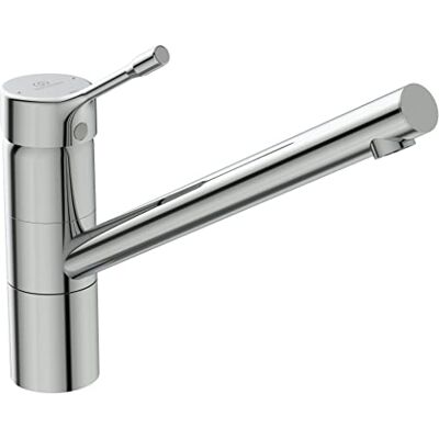 Ideal Standard Ceralook Küchenarmatur, hoch angesetzer Auslauf mit BlueStart-Technologie, Niederdruck – Chrom Ideal Standard Ceralook Küchenarmatur, hoch angesetzer Auslauf mit BlueStart-Technologie, Niederdruck – Chrom