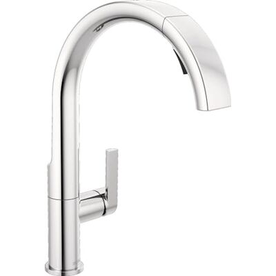 DELTA Faucet Keele 19824LF Pull Down Küchenarmatur Chrom Küchenarmaturen mit herausziehbarem Sprühkopf Küchenspüle Wasserhahn für Küchenspüle mit magnetischem Docking-Sprühkopf, Chrom DELTA Faucet Keele 19824LF Pull Down Küchenarmatur Chrom Küchenarmaturen mit herausziehbarem Sprühkopf Küchenspüle Wasserhahn für Küchenspüle mit magnetischem Docking-Sprühkopf, Chrom