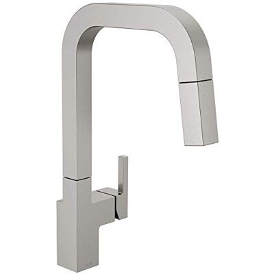 DELTA Faucet Junction Kitchen Faucet with Pull Down Sprayer, Kitchen Sink Faucet, Faucets for Kitchen Sinks, Single-Handle. DELTA Faucet Junction Kitchen Faucet with Pull Down Sprayer, Kitchen Sink Faucet, Faucets for Kitchen Sinks, Single-Handle.