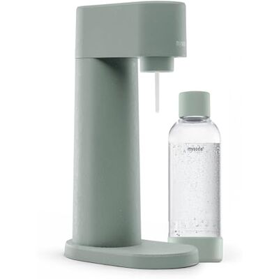 Mysoda : Woody Wassersprudler Salbeigrün (Pigeon) aus erneuerbarem Holzkomposit mit 1L Quick-Lock BPA-freier Plastikflasche (ohne CO2-Zylinder) Mysoda : Woody Wassersprudler Salbeigrün (Pigeon) aus erneuerbarem Holzkomposit mit 1L Quick-Lock BPA-freier Plastikflasche (ohne CO2-Zylinder)