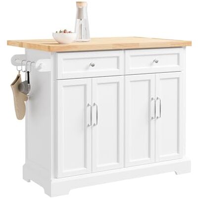 SoBuy Kücheninsel mit Rollen Küchenwagen mit Arbeitsplatte Klappbar Mobile Kücheninsel auf Rollen Kochinsel Freistehend mit Tisch Weiß 115x92x(46-71) cm FKW71-III-WN SoBuy Kücheninsel mit Rollen Küchenwagen mit Arbeitsplatte Klappbar Mobile Kücheninsel auf Rollen Kochinsel Freistehend mit Tisch Weiß 115x92x(46-71) cm FKW71-III-WN