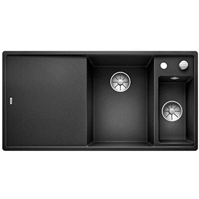 Blanco AXIA III 6 S-F Granitspüle aus SILGRANIT anthrazit Einbauart: Flächenbündig Hauptbecken rechts mit Glasschneidbrett für 60 cm breite Unterschränke Reinigungsfreundliche Öberfläche Blanco AXIA III 6 S-F Granitspüle aus SILGRANIT anthrazit Einbauart: Flächenbündig Hauptbecken rechts mit Glasschneidbrett für 60 cm breite Unterschränke Reinigungsfreundliche Öberfläche