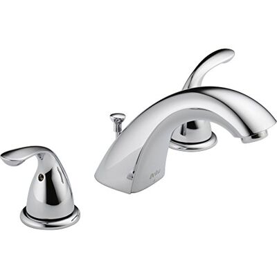 DELTA Wasserhahn 3530lf-mpu Classic zwei Griff breitgefächert Badezimmer Wasserhahn, Chrom DELTA Wasserhahn 3530lf-mpu Classic zwei Griff breitgefächert Badezimmer Wasserhahn, Chrom