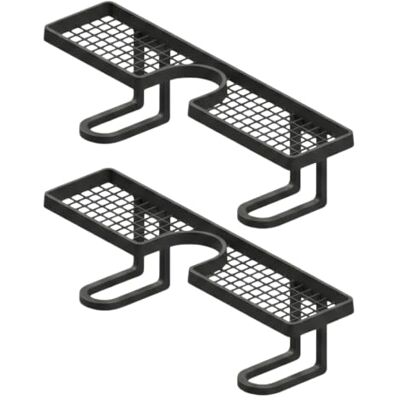 Generic Freistehendes Wasserhahn-Aufbewahrungsregal, ohne Bohren, wandmontiert, platzsparend, wasserdicht, für Bad & Küche, 2 Stück, schwarz Generic Freistehendes Wasserhahn-Aufbewahrungsregal, ohne Bohren, wandmontiert, platzsparend, wasserdicht, für Bad & Küche, 2 Stück, schwarz