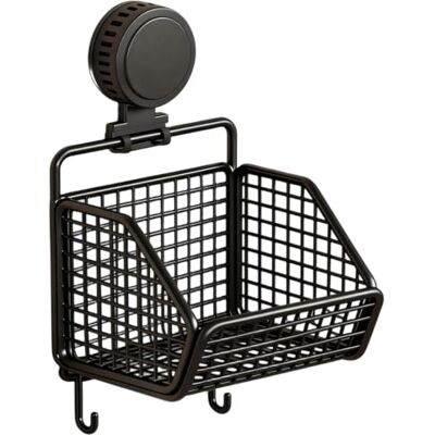 Generic Wall Hanging Basket Saugkupfer Ohne Bohren Küchen Organizer Regal Vintage Stabiler Drahtregal aus Eisen für Snacks & Gewürze – für den Einsatz auf der Arbeitsplatte Generic Wall Hanging Basket Saugkupfer Ohne Bohren Küchen Organizer Regal Vintage Stabiler Drahtregal aus Eisen für Snacks & Gewürze – für den Einsatz auf der Arbeitsplatte