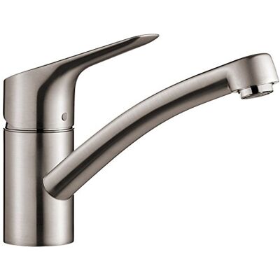 Hansgrohe 13860000 MySport S Spültischarmatur, für Küchenspülen, mit 360 ° schwenkbarem Auslauf, grau, 13860800 Hansgrohe 13860000 MySport S Spültischarmatur, für Küchenspülen, mit 360 ° schwenkbarem Auslauf, grau, 13860800
