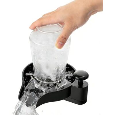 Fyssnn Glas Spüler Spülbecken,Eingebetteter Glass Rinser, KüchenspüLe GläserspüLer Cup Washer, Edelstahl GläSerspüler, Tassen SpüLgerät Fyssnn Glas Spüler Spülbecken,Eingebetteter Glass Rinser, KüchenspüLe GläserspüLer Cup Washer, Edelstahl GläSerspüler, Tassen SpüLgerät