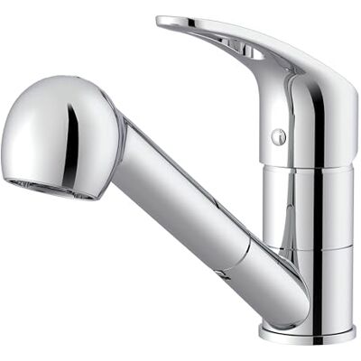 Lenz NIEDERDRUCK Küchenarmatur KELA Chrom – Herausziehbare Geschirrbrause Spültischarmatur mit 2 Strahlarten, Nickelfreie Wasserwege, Für drucklose Untertischgeräte oder Boiler, 44840302 Lenz NIEDERDRUCK Küchenarmatur KELA Chrom – Herausziehbare Geschirrbrause Spültischarmatur mit 2 Strahlarten, Nickelfreie Wasserwege, Für drucklose Untertischgeräte oder Boiler, 44840302