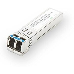 Digitus Universal SFP+ Modul 10 Gbit/s Mini GBIC für Multimode-Glasfaserkabel LC Duplex 850 nm Wellenlänge 300 m Reichweite Plug & Play Digitus Universal SFP+ Modul 10 Gbit/s Mini GBIC für Multimode-Glasfaserkabel LC Duplex 850 nm Wellenlänge 300 m Reichweite Plug & Play