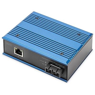 Digitus Industrieller Gigabit Medienkonverter RJ45 SC 20 km Digitus Industrieller Gigabit Medienkonverter RJ45 SC 20 km