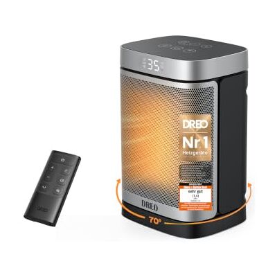 Dreo Atom One Raumheizer - 3 Modi, Oszillierend, Keramik Dreo Atom One Raumheizer - 3 Modi, Oszillierend, Keramik