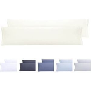 TODOCAMA Beigefarbene 2er-Kissenbezug-Set - 150x40 cm Mikrofaser TODOCAMA Beigefarbene 2er-Kissenbezug-Set - 150x40 cm Mikrofaser