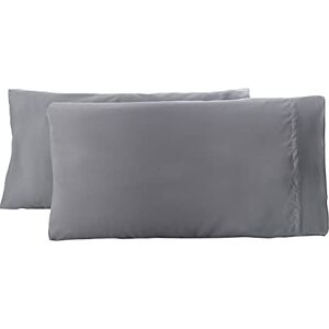 Amazon Mikrofaser Kissenbezug, 50 x 80 cm, 2er-Pack, Dunkelgrau Amazon Mikrofaser Kissenbezug, 50 x 80 cm, 2er-Pack, Dunkelgrau