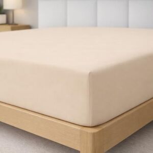 Degrees home Collection Spannbettlaken – 100% Polyester, Hochwertige Mikrofaser, Rundum-Gummizug, Atmungsaktiv & Pflegeleicht, Oeko-Tex Standard -90x200x33 – Beige Degrees home Collection Spannbettlaken – 100% Polyester, Hochwertige Mikrofaser, Rundum-Gummizug, Atmungsaktiv & Pflegeleicht, Oeko-Tex Standard -90x200x33 – Beige