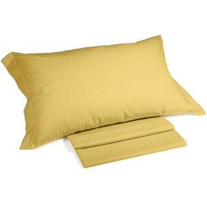 Caleffi Baumwolle, einfarbig, Bettwäsche, Sonnengelb, für französisches Bett Caleffi Baumwolle, einfarbig, Bettwäsche, Sonnengelb, für französisches Bett