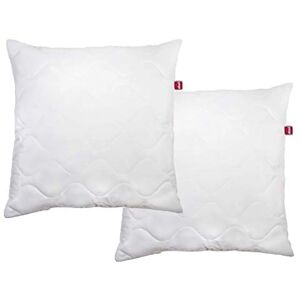 Abeil 2 Stück Volumen-Kopfkissen, 60 x 60 cm, flauschig, gesteppter Mikrofaserbezug, maschinenwaschbar, Öko-Tex Zertifiziert Abeil 2 Stück Volumen-Kopfkissen, 60 x 60 cm, flauschig, gesteppter Mikrofaserbezug, maschinenwaschbar, Öko-Tex Zertifiziert