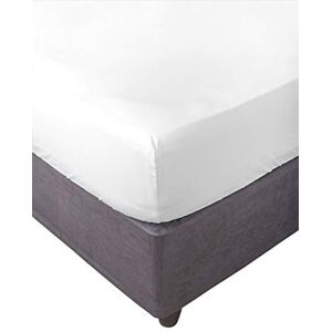 Miracle Home . Weiches und bequemes elastisches Spannbetttuch, 50% Baumwolle 50% Polyester, Weiß. 180 x 200 Miracle Home . Weiches und bequemes elastisches Spannbetttuch, 50% Baumwolle 50% Polyester, Weiß. 180 x 200