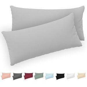 Twinzen ® Kissenbezug 50x80 (2er-Set) 100% Jersey Baumwolle 150 GSM Kissenbezüge Grau Für Kissenbezüge 50x80 cm Kissenhülle Kissenbezug mit Reißverschluss Oeko-Tex Zertifiziert Twinzen ® Kissenbezug 50x80 (2er-Set) 100% Jersey Baumwolle 150 GSM Kissenbezüge Grau Für Kissenbezüge 50x80 cm Kissenhülle Kissenbezug mit Reißverschluss Oeko-Tex Zertifiziert