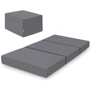 Amazon Faltbare Memoryschaum Gästematratze mit Bezug, Mittel Fest, 120 x 195 x 10 cm, Grau Amazon Faltbare Memoryschaum Gästematratze mit Bezug, Mittel Fest, 120 x 195 x 10 cm, Grau