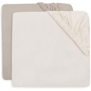 Jollein Spannbettlaken Jersey Für Wiegen Oatmeal/Ivory 2er Pack 40/50x80/90cm Spannbettlaken Baumwolle Spannbetttuch Oeko-TEX Zertifiziert Jollein Spannbettlaken Jersey Für Wiegen Oatmeal/Ivory 2er Pack 40/50x80/90cm Spannbettlaken Baumwolle Spannbetttuch Oeko-TEX Zertifiziert