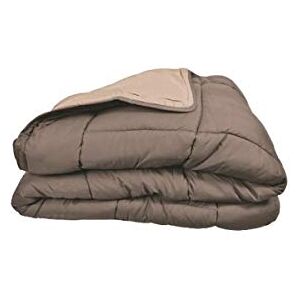 Poyet Motte Made In France Steppdecke, zweifarbig, Polyester, Taupe/Leinen, 200 x 200 cm – Motiv Poyet Motte – Kollektion Calgary Poyet Motte Made In France Steppdecke, zweifarbig, Polyester, Taupe/Leinen, 200 x 200 cm – Motiv Poyet Motte – Kollektion Calgary