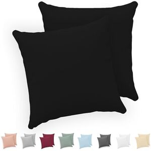 Twinzen ® Kissenbezug 65x65 (2er-Set) 100% Jersey Baumwolle 150 GSM Kissenbezüge Schwarz Für Kissenbezüge 65x65 cm Kissenhülle Kissenbezug mit Reißverschluss Oeko-Tex Zertifiziert Twinzen ® Kissenbezug 65x65 (2er-Set) 100% Jersey Baumwolle 150 GSM Kissenbezüge Schwarz Für Kissenbezüge 65x65 cm Kissenhülle Kissenbezug mit Reißverschluss Oeko-Tex Zertifiziert