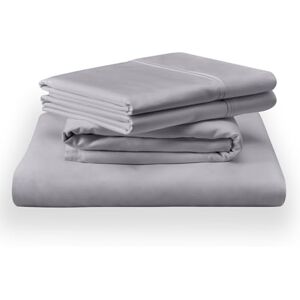 TEMPUR-PEDIC Tempur, klassisches Baumwoll-Bettlaken-Set, Cool Grey – Queen TEMPUR-PEDIC Tempur, klassisches Baumwoll-Bettlaken-Set, Cool Grey – Queen