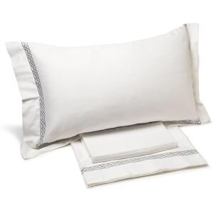 Caleffi Bettwäsche-Set Luxor Einfarbig Doppelbett Grau Caleffi Bettwäsche-Set Luxor Einfarbig Doppelbett Grau