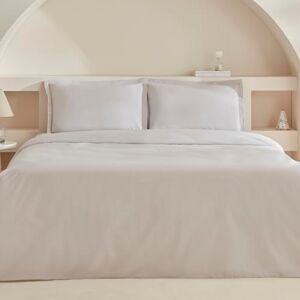 Karaca Home Lavin 100% Baumwolle Bettwäsche 200x220 Beige Aesthetic Bettwäsche Sets 4teilig mit Bettbezug 200x220, Bettlaken 240x260 und 2X Kissenbezüge mit Rüschen 50x70 cm Stein Karaca Home Lavin 100% Baumwolle Bettwäsche 200x220 Beige Aesthetic Bettwäsche Sets 4teilig mit Bettbezug 200x220, Bettlaken 240x260 und 2X Kissenbezüge mit Rüschen 50x70 cm Stein