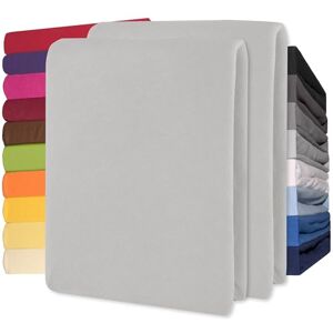 CelinaTex Jersey Topper Spannbettlaken Lucina Doppelpack 90x200-100x200cm Silber grau 100% Baumwolle gekämmt bis 12cm Matratzenhöhe Spannbettbezug, Leintuch, Bettlaken, elastisch, Strech, Oeko-Tex CelinaTex Jersey Topper Spannbettlaken Lucina Doppelpack 90x200-100x200cm Silber grau 100% Baumwolle gekämmt bis 12cm Matratzenhöhe Spannbettbezug, Leintuch, Bettlaken, elastisch, Strech, Oeko-Tex