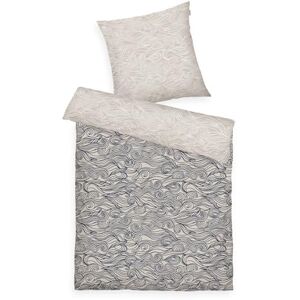 Herding Tom Tailor Soft-Renforcé-Bettwäsche, 80x80 cm + 135x200 cm, 100% Baumwolle/Renforcé, mit Reißverschluss, Waves Beige, Dunkelblau, Weiß (Dark Navy & Sunny Sand & Off White) Herding Tom Tailor Soft-Renforcé-Bettwäsche, 80x80 cm + 135x200 cm, 100% Baumwolle/Renforcé, mit Reißverschluss, Waves Beige, Dunkelblau, Weiß (Dark Navy & Sunny Sand & Off White)